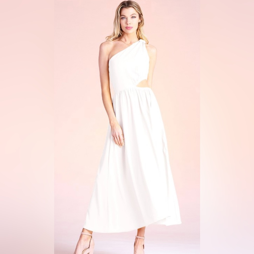 One Shoulder Cut-Out Dress